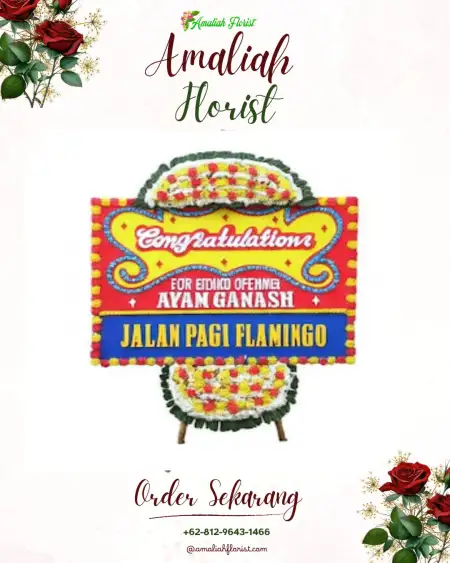 Sewa Papan Bunga Muara Batu